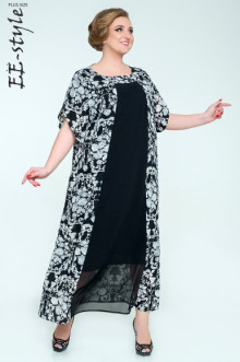 Платье "Её-стиль" 2036 ЕЁ-стиль (Чёрный)