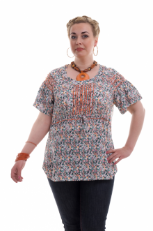 Блуза "Олси" 1410010.3 ОЛСИ (Оранжевый)