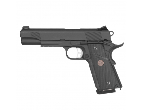 Страйкбольный пистолет (KJW) COLT 1911 M.E.U. KP-07 (Black) GBB
