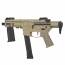 Страйкбольный пистолет-пулемёт (S&T) EMG Angstadt Arms SCW-9 4 inch G3 AEG (TAN)