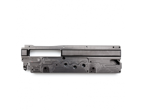 Гирбокс (RetroArms) 8мм алюмин. CNC M249/ПКМ (с быстросъемн. пружиной) (AL 7075)